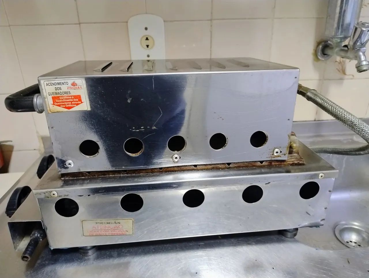 Crepeira 6 cavidades a gás  - Foto 3