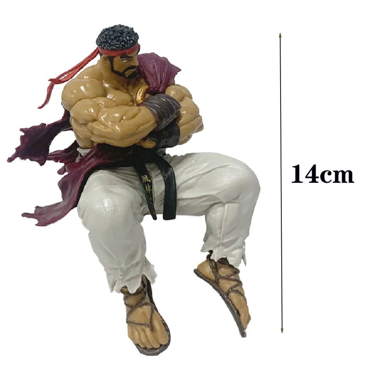 Boneco Ryu Street Fighter Game Jogo Miniatura Action Figure 14cm - Foto 2