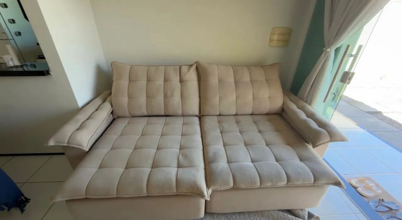 SOFÁ RETRÁTIL SOB MEDIDA C/ Pillow top  - Foto 4