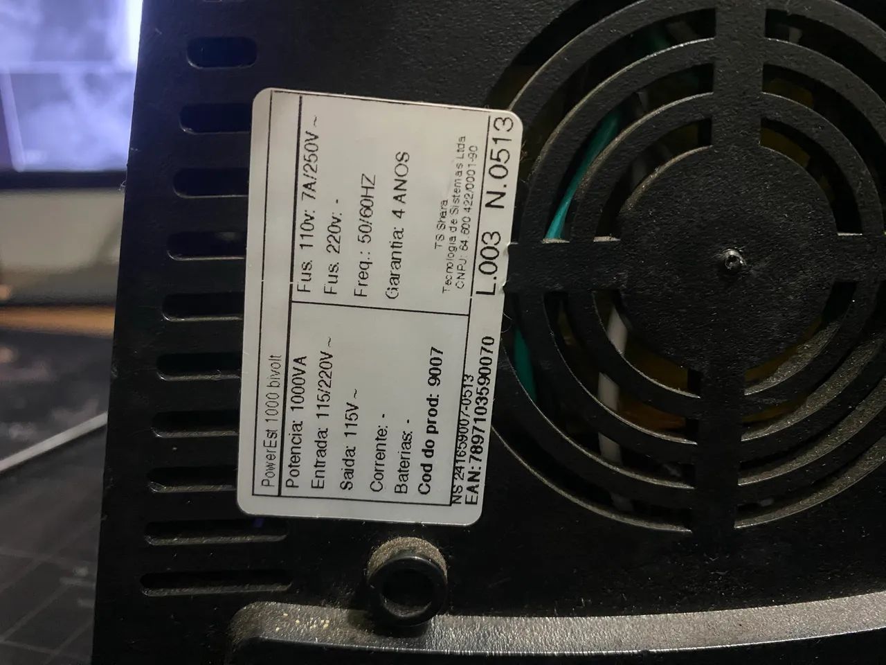 Estabilizador Ts Shara 1000VA - Foto 4