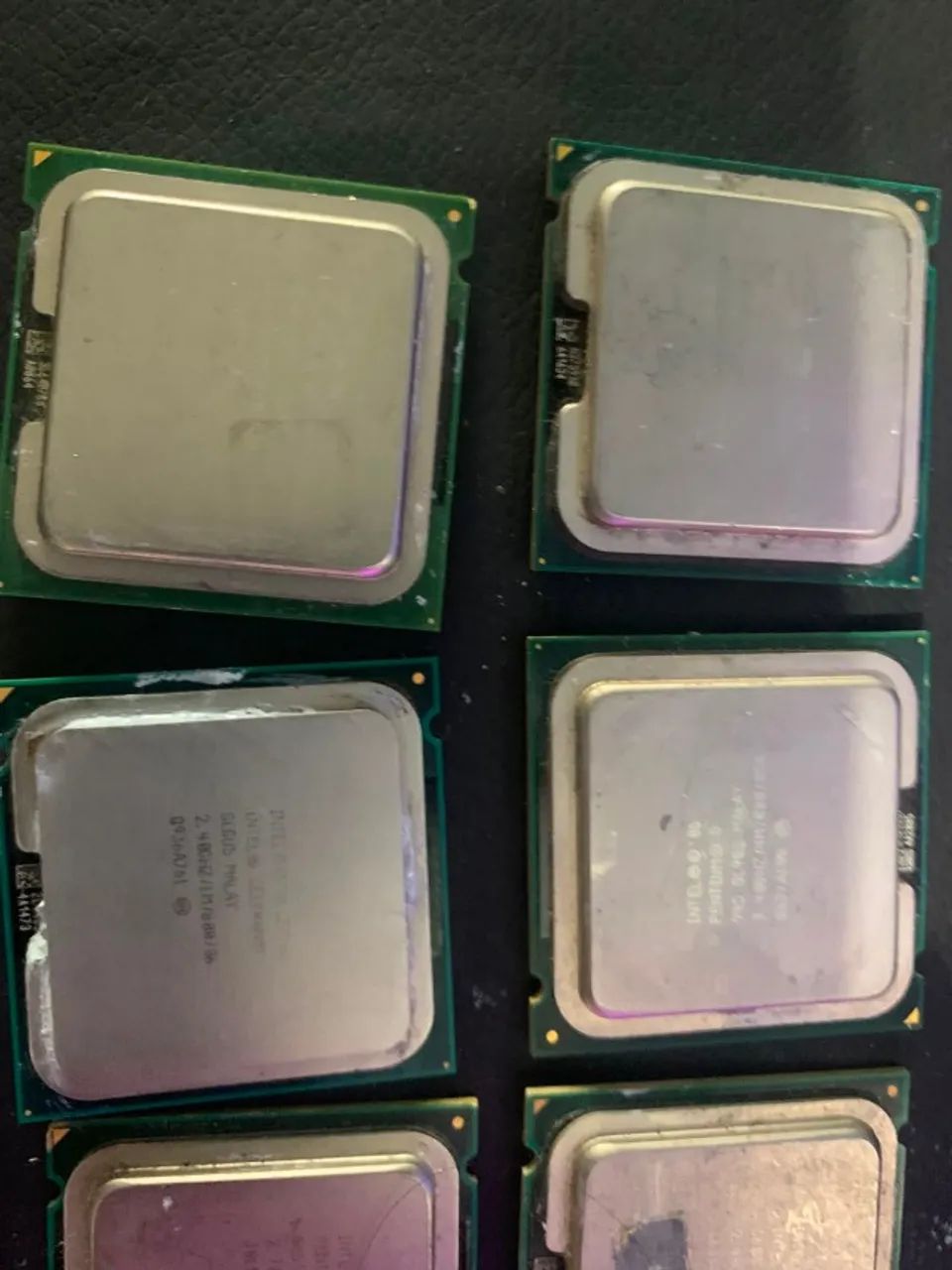 KIT COM 10 PROCESSADORES INTEL + 1 CHIPSET PARA SUCATA / RETRO COMPUTAÇÃO - Foto 2
