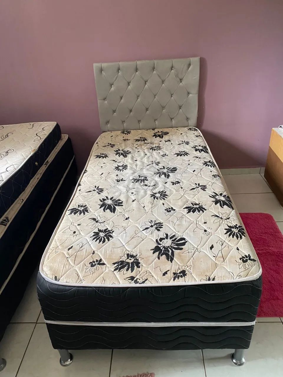 cama box solteirão com cabeceira  - Foto 2