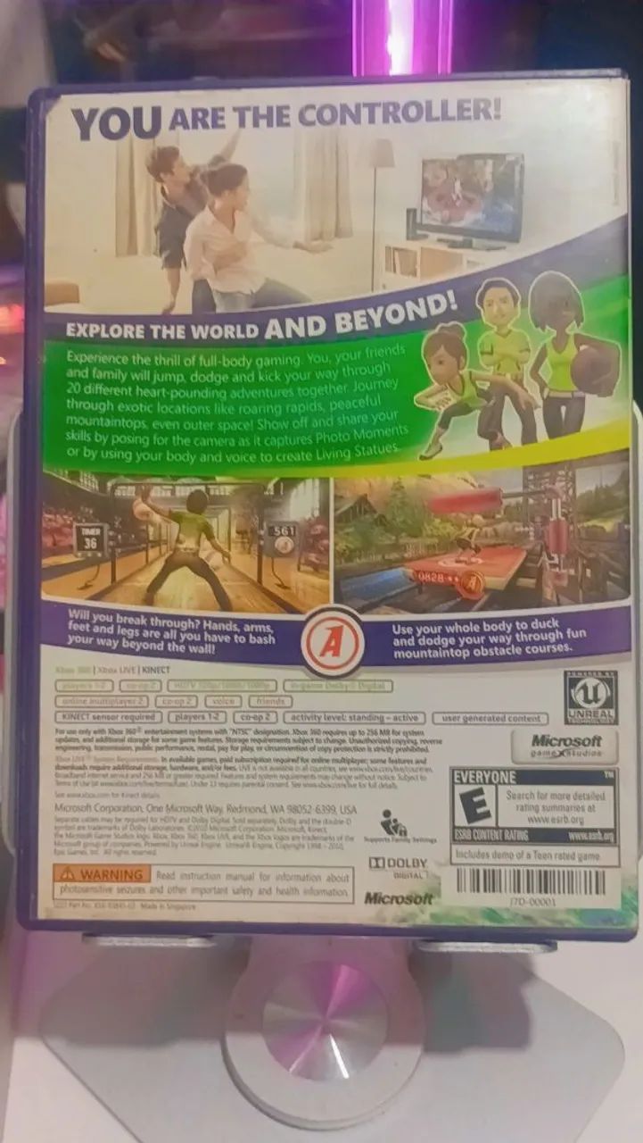 Jogo Kinect Adventures - Foto 2