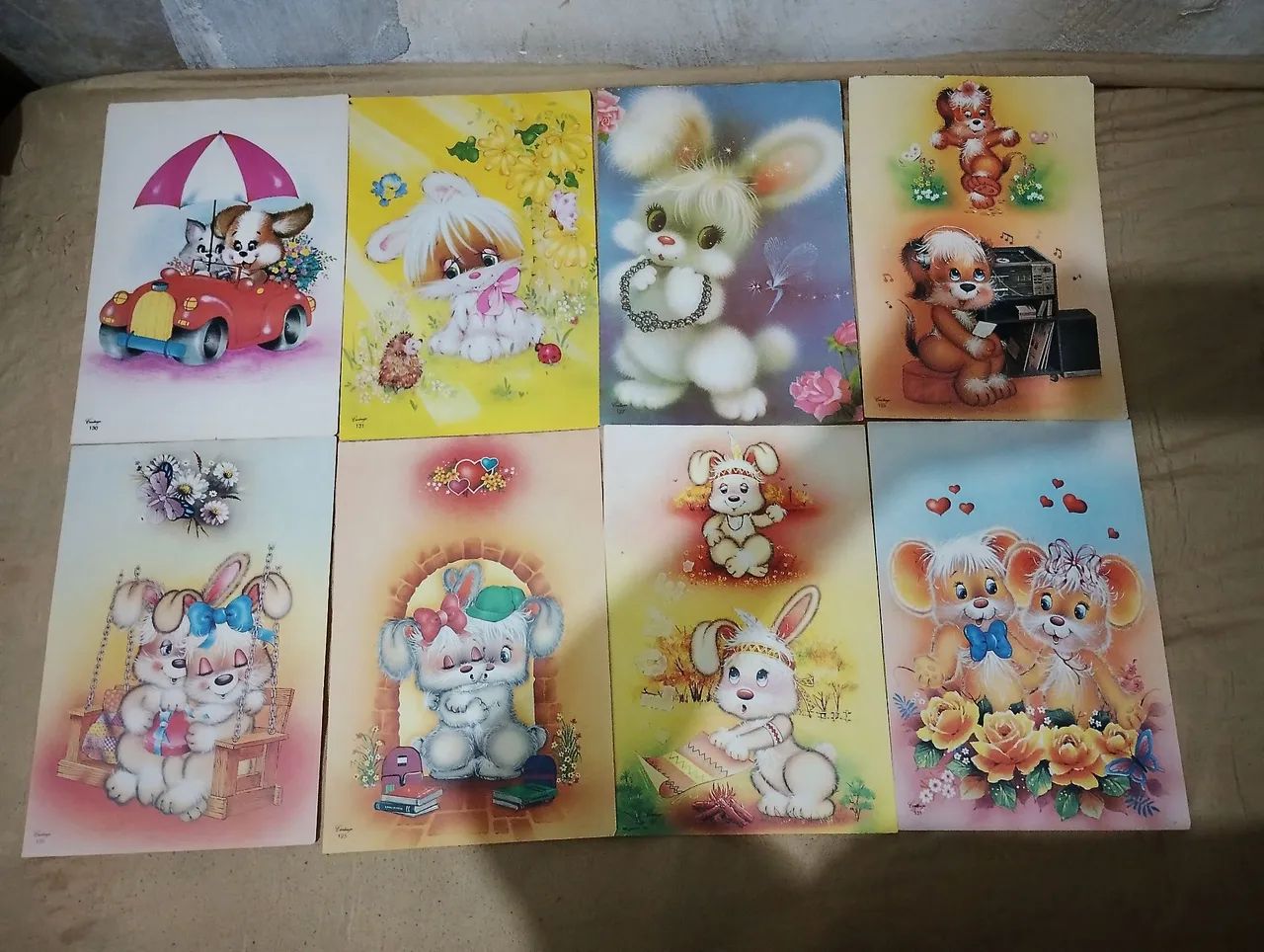 Papéis de cartas dos grandes Anos 90