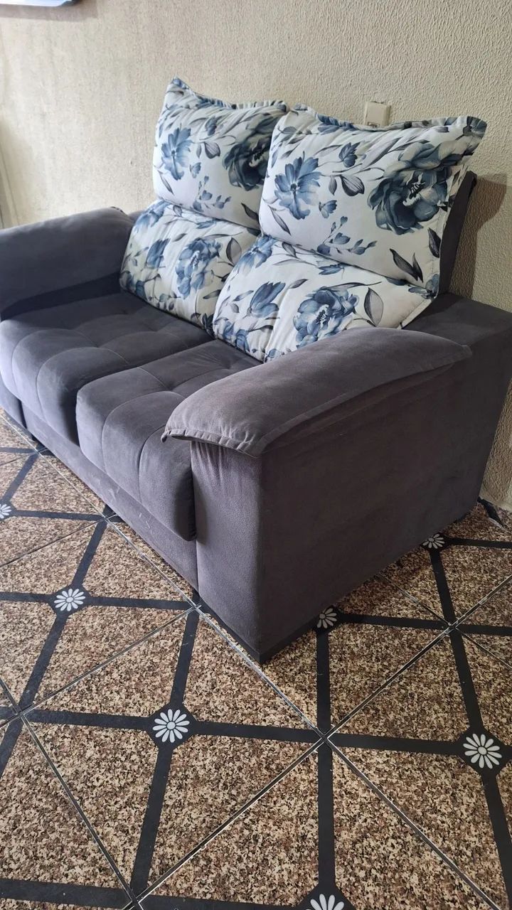 SOFÁ 2 lugares HIGIÊNIZADO em ótimo estado  - Foto 5