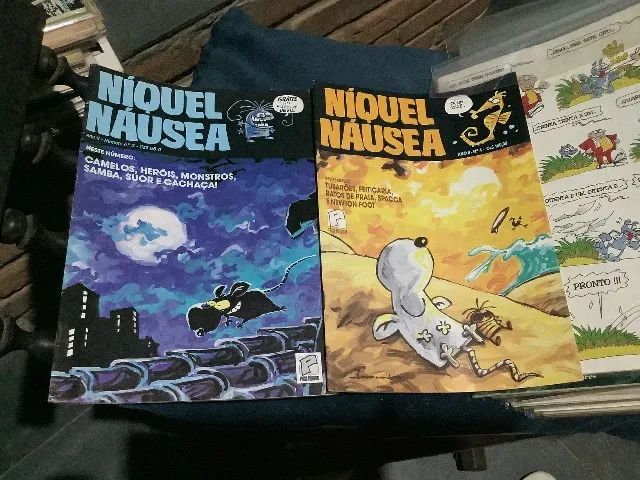 Níquel Náusea - Coleção Completa 1 a 25 + Raridades da Press - Fernando Gonsales - HQ Naci - Foto 5