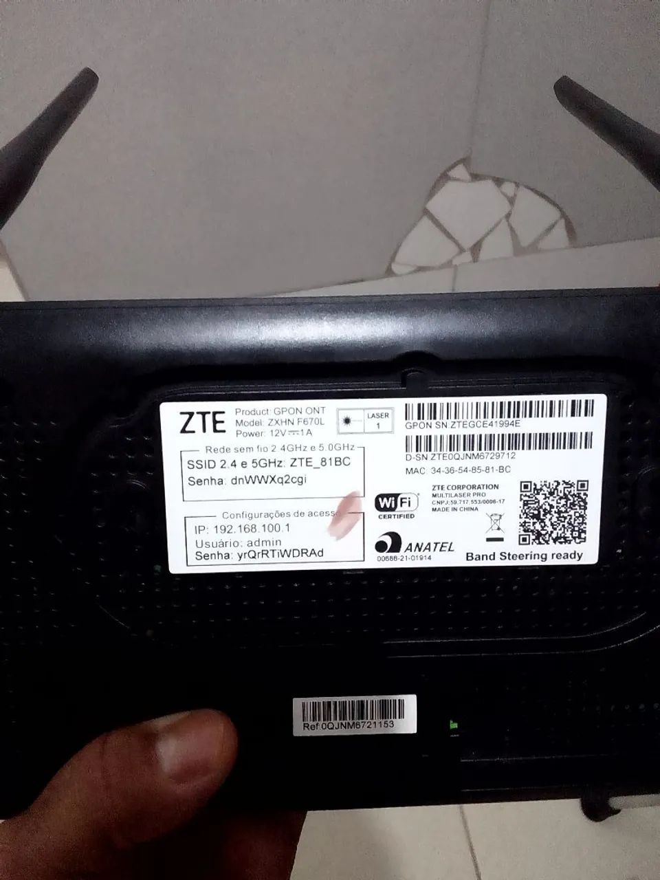 Vendo este roteador ZTE pegando perfeitamente  - Foto 5
