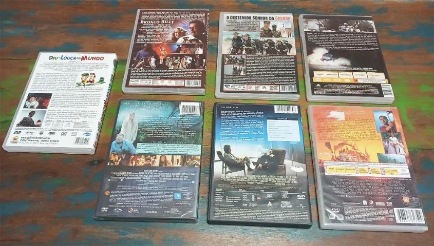 Lote de DVD com 7 filmes raros e NOVOS - Foto 2