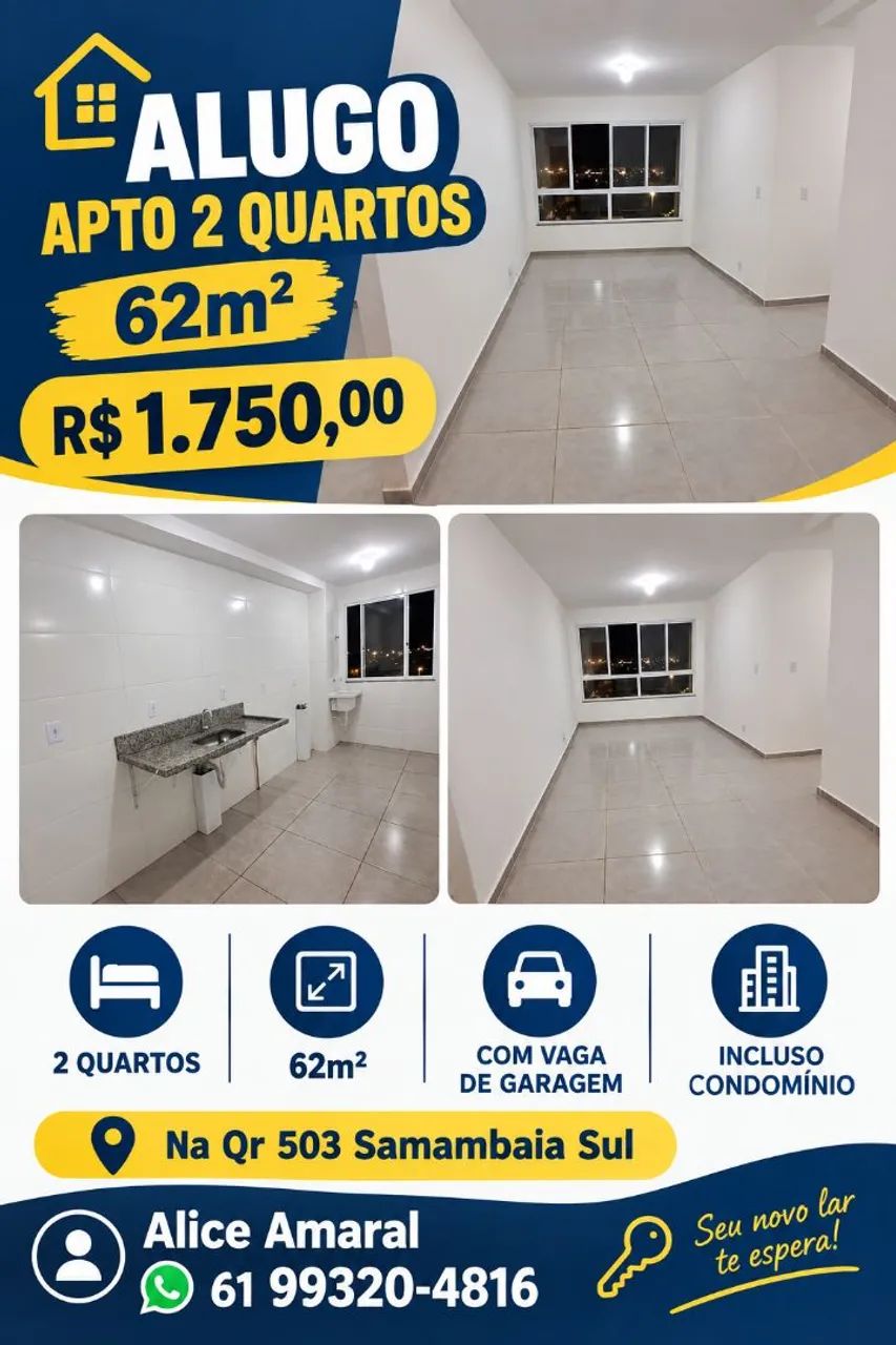 Aluguel 2 quartos Na Samambaia Sul 