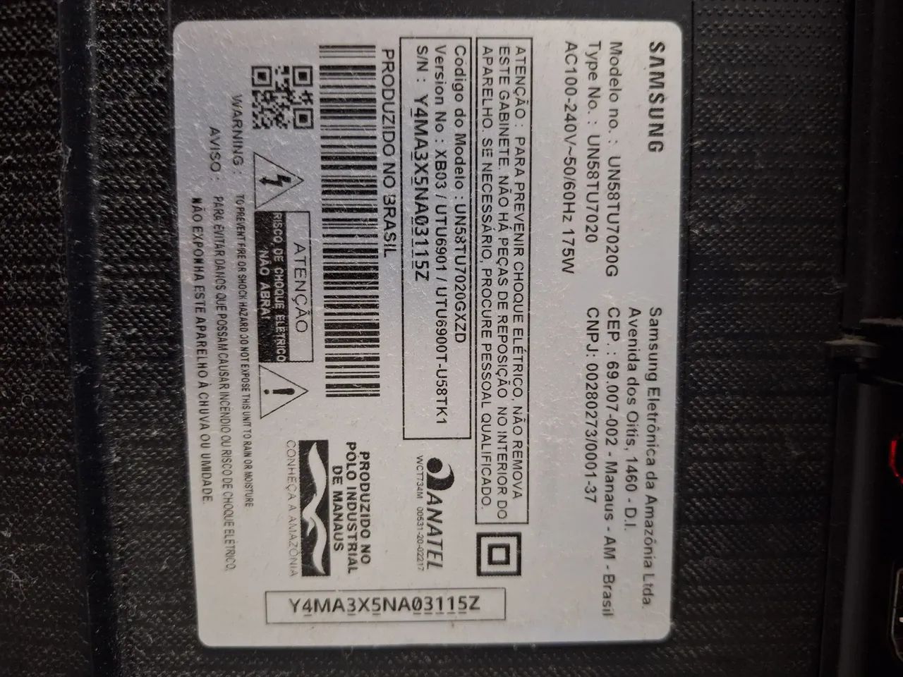 Tv sansung 58 polegadas - Foto 2