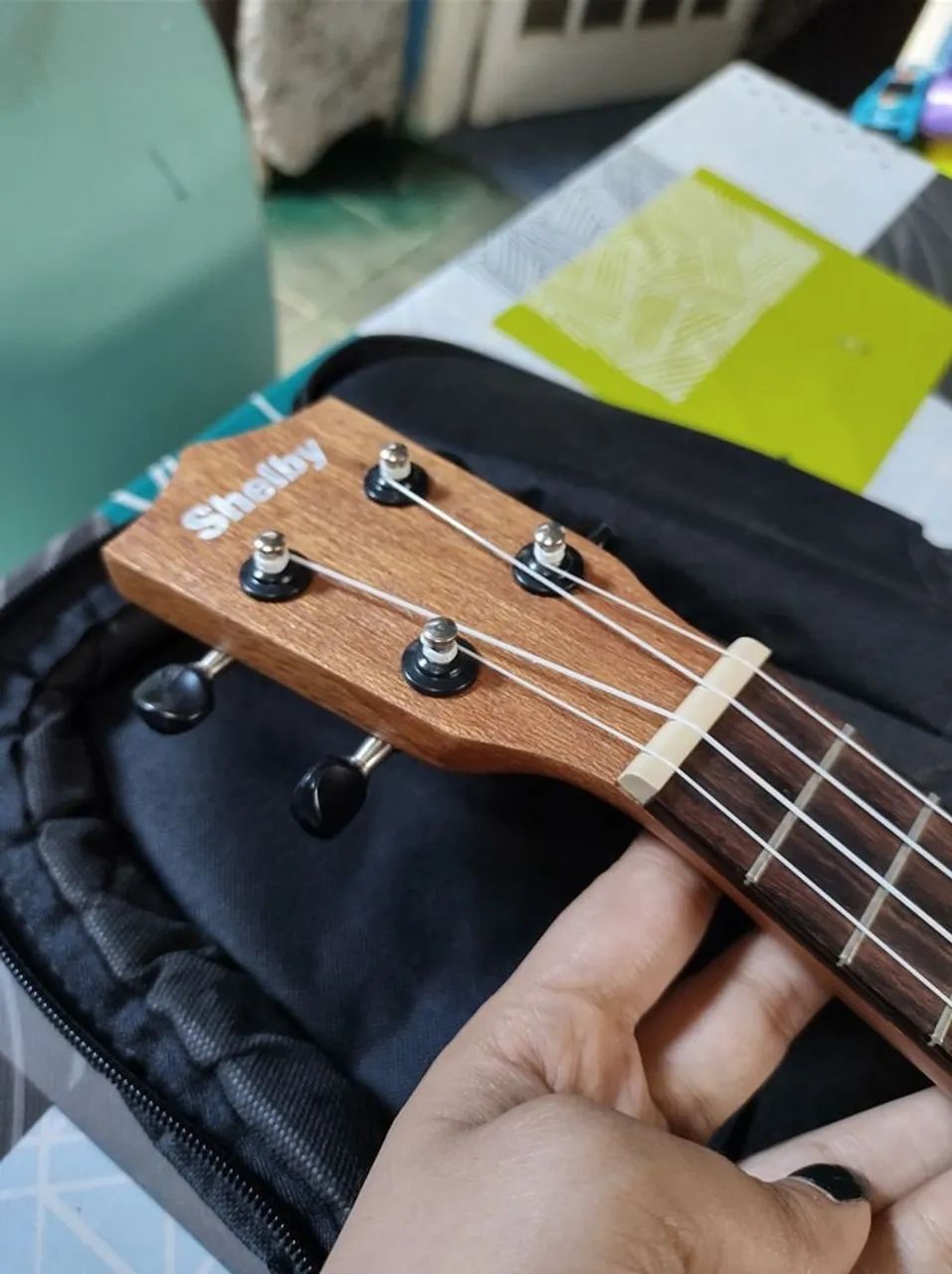 Ukulele soprano com capa - Foto 3