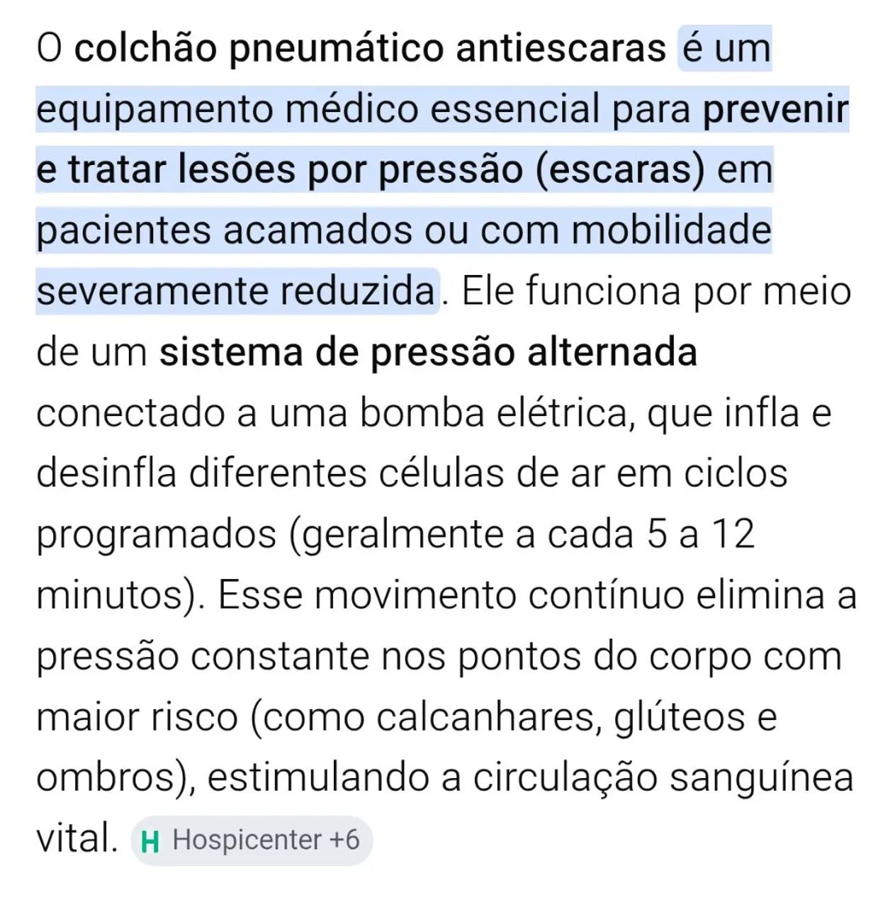 Colchão Pneumático de Pressão dellamed - Foto 2