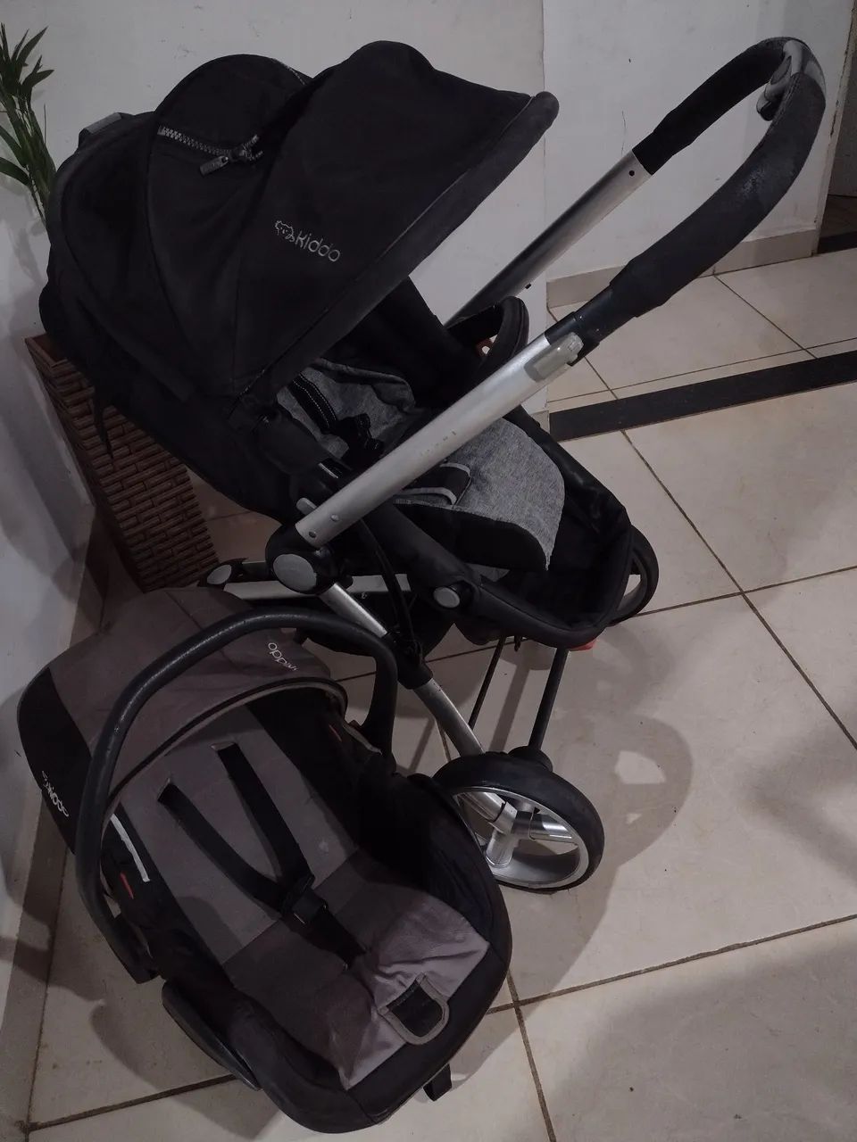 Carrinho moisés+ bebê conforto  - Foto 5