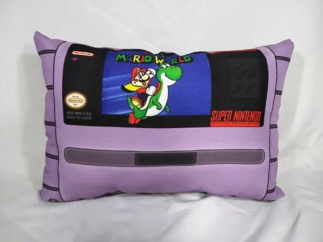 Almofada Super Mario World - NerdDog Store Snes Luigi Toad Bowser Yoshi Cartucho Nintendo - Foto 5