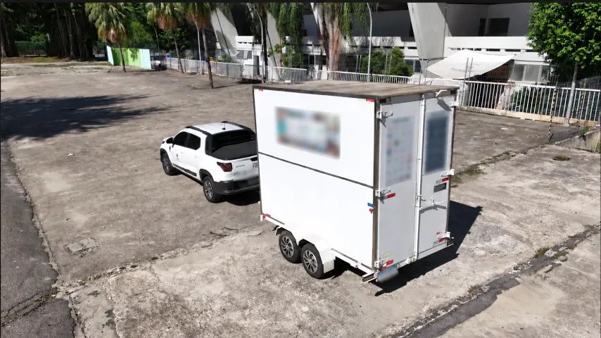 Carretinha Fechada - Reboque
