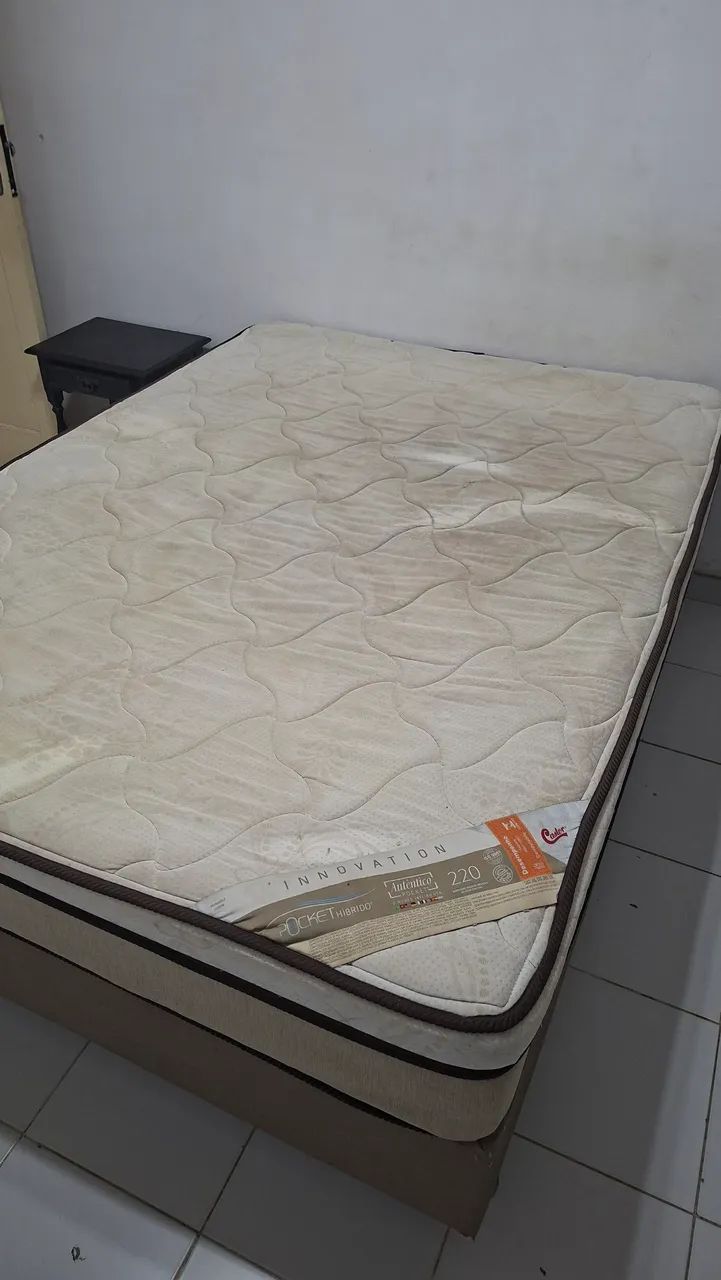 Cama Box Casal com Colchão Castor - Foto 4