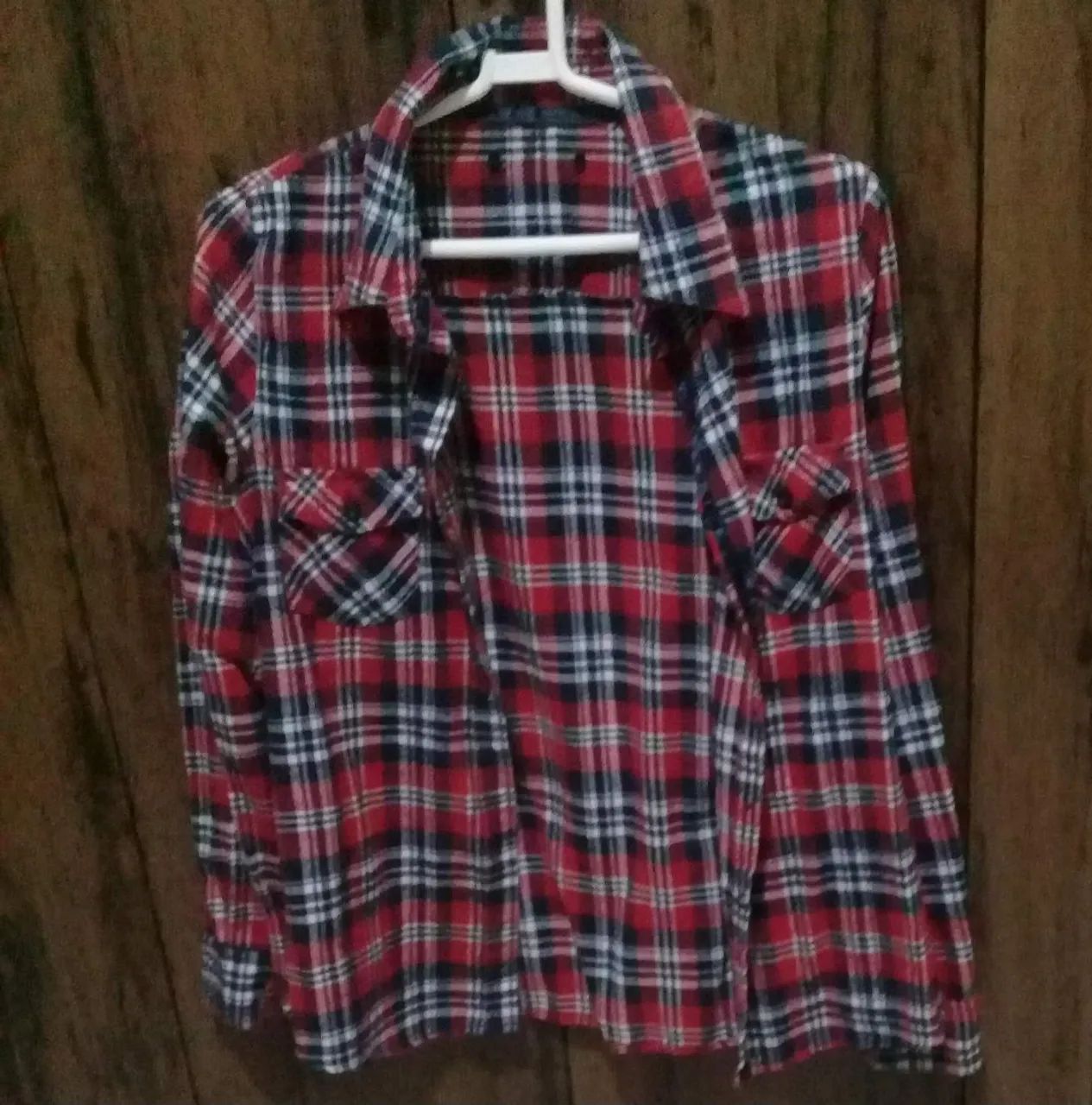 Camisa xadrez flanelada