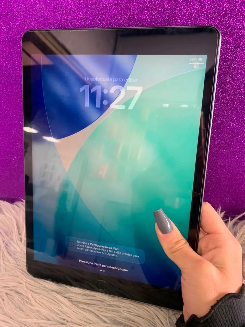 ?*IPAD 9 GERAÇÃO 64GB* ?NATURAL  ?96% ?R$1.199,00  - Foto 4
