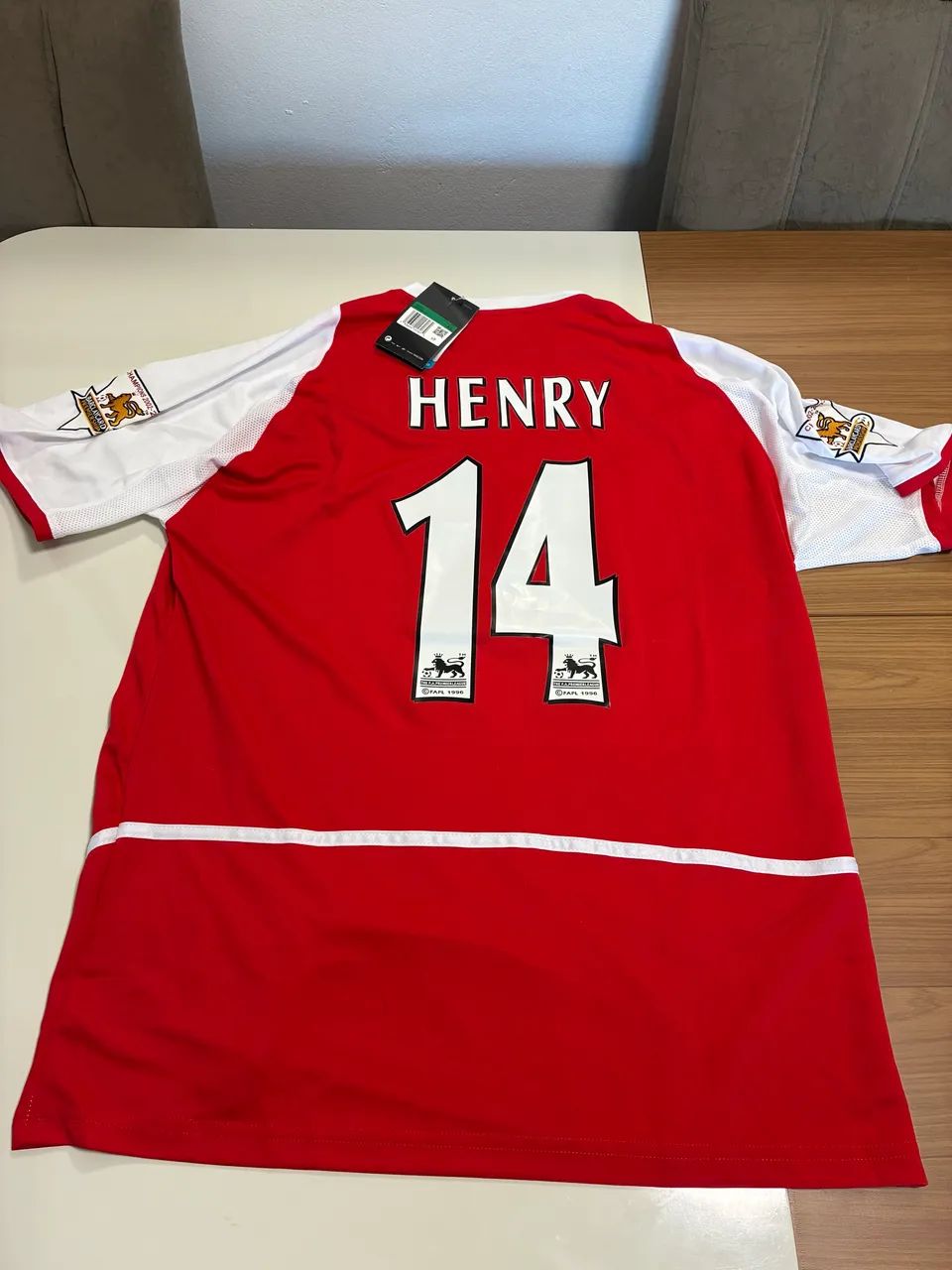 Camisa Arsenal GG numero 14 Henry - Roupas Esportivas - Santa