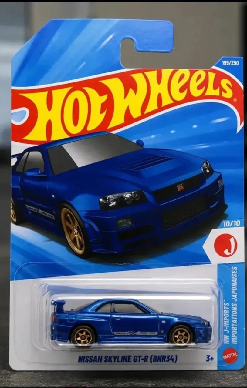 Nissan Skyline Gt-r (brn34) Hot Wheels 2026 Azul