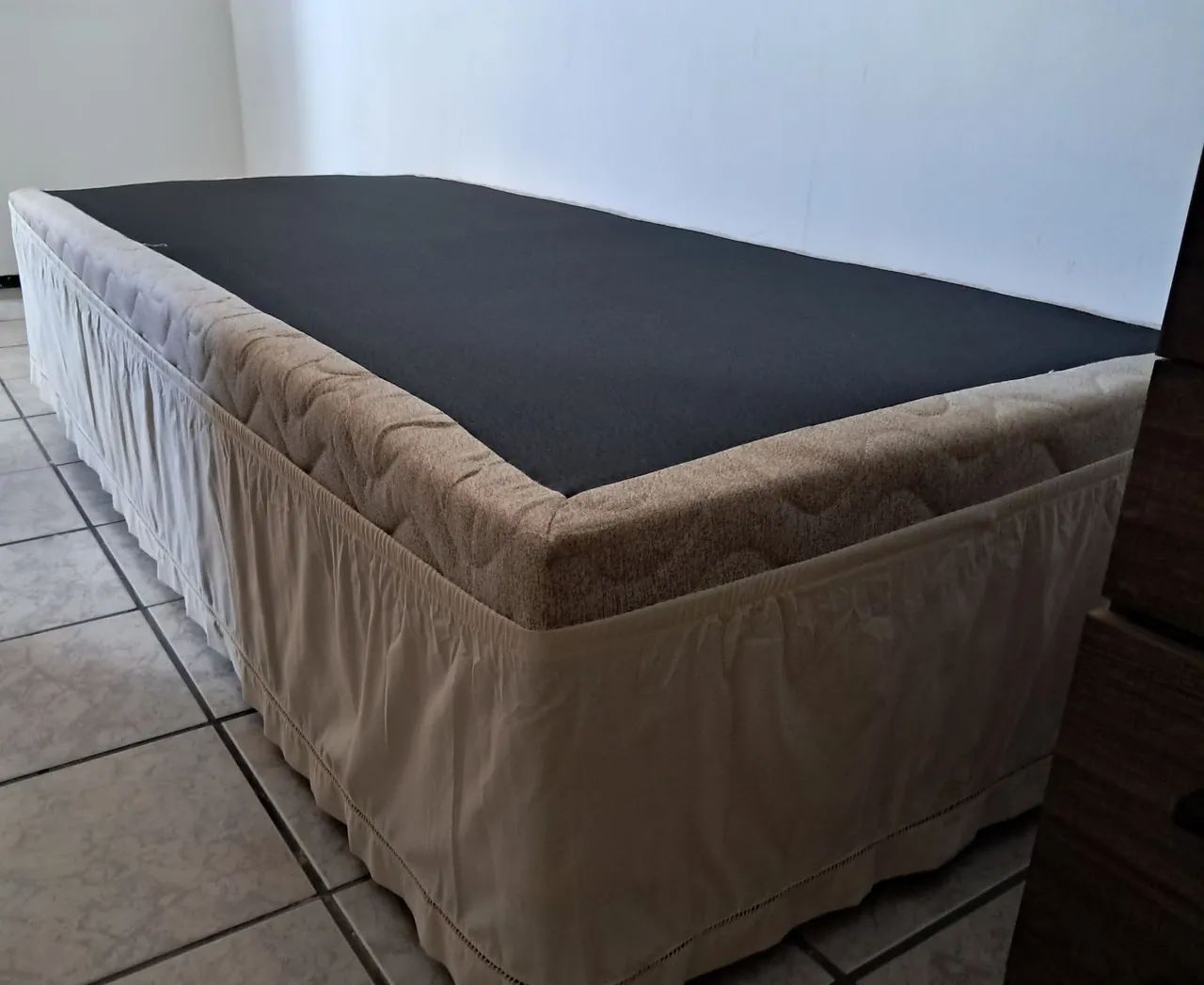 BASE DE CAMA BOX SOLTEIRO SEMI-NOVA  - Foto 3
