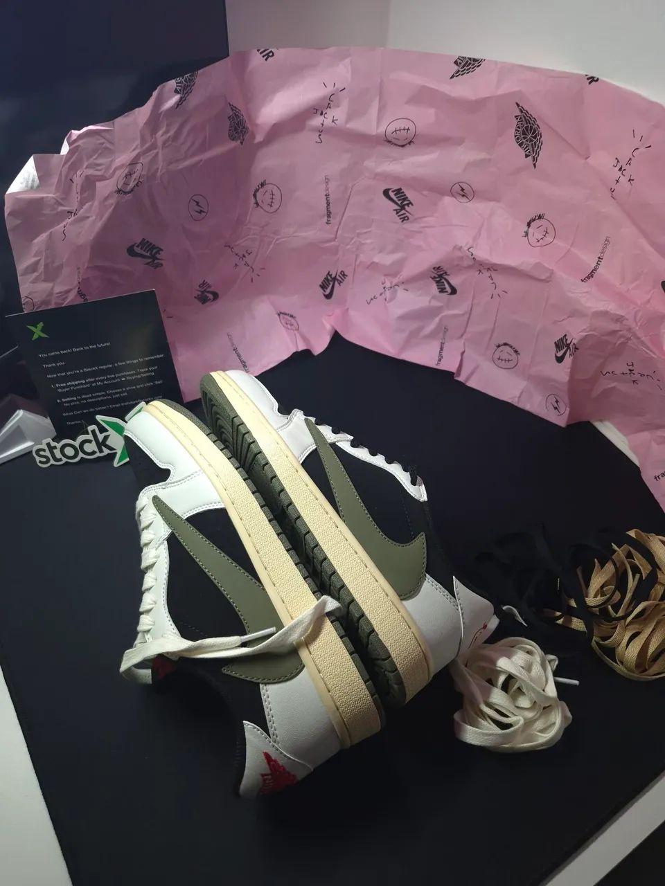 Travis Scott x Air Jordan 1 Low Olive - Foto 5