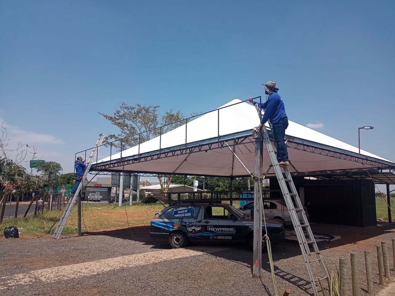 TENDA 11X10 REFORÇADA  - Foto 2