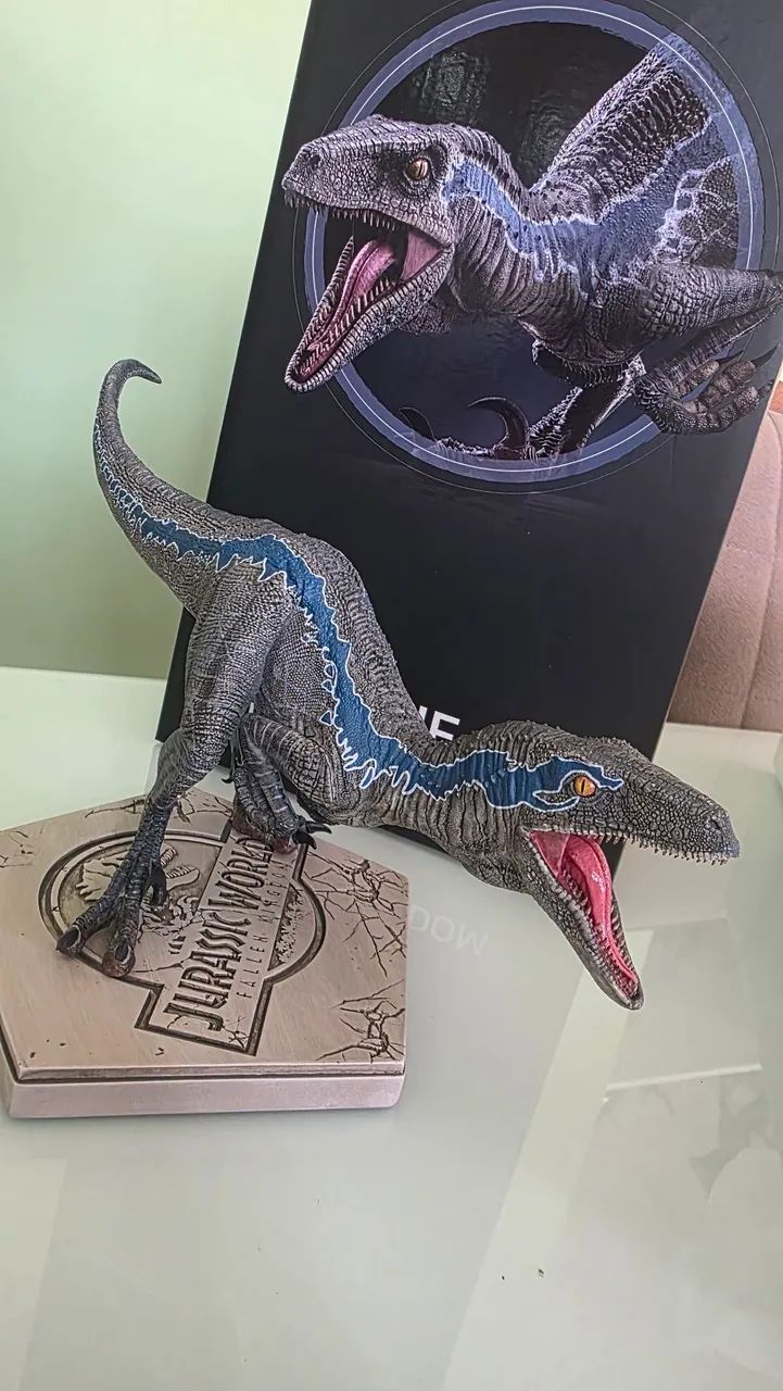 Estátua Blue - Jurassic World Fallen Kingdom - Art Scale 1/10 - Iron Studios - Foto 4