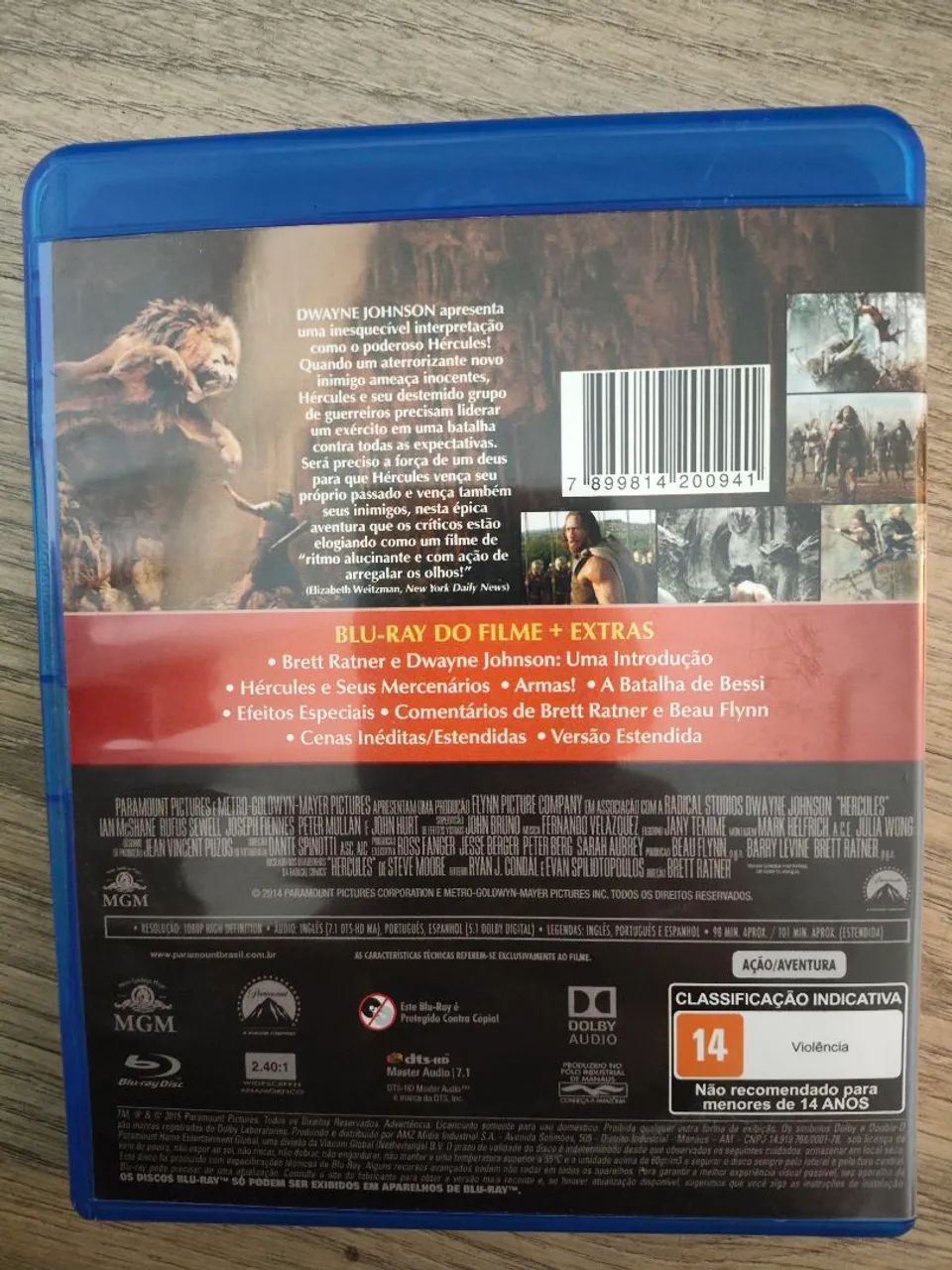 Blu Ray Hércules Dwayne Johnson  - Foto 3