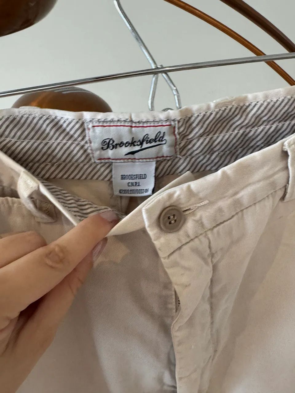 Calça brooksfield 54 100% algodão  - Foto 2