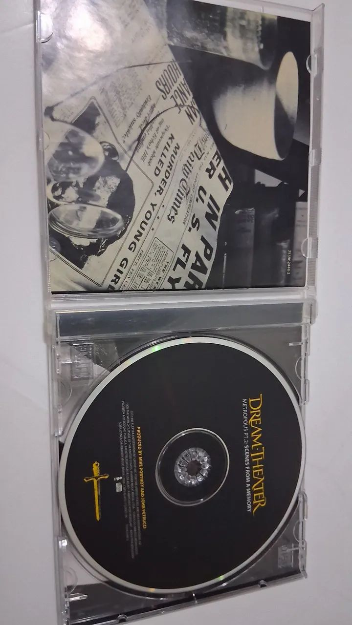 Cd Dream Theater - Metropolis PT 2 nacional - Foto 2