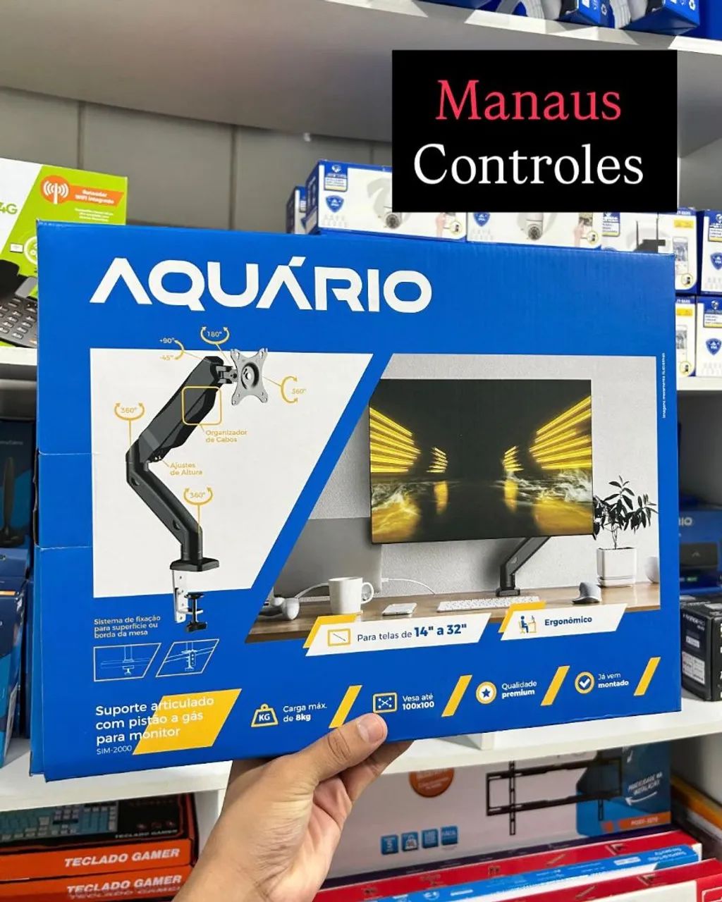 Suporte articulado de Monitor 14 - 32 Polegadas