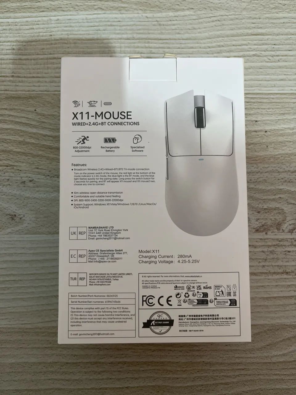 Mouse Attack Shark x11 - Foto 2