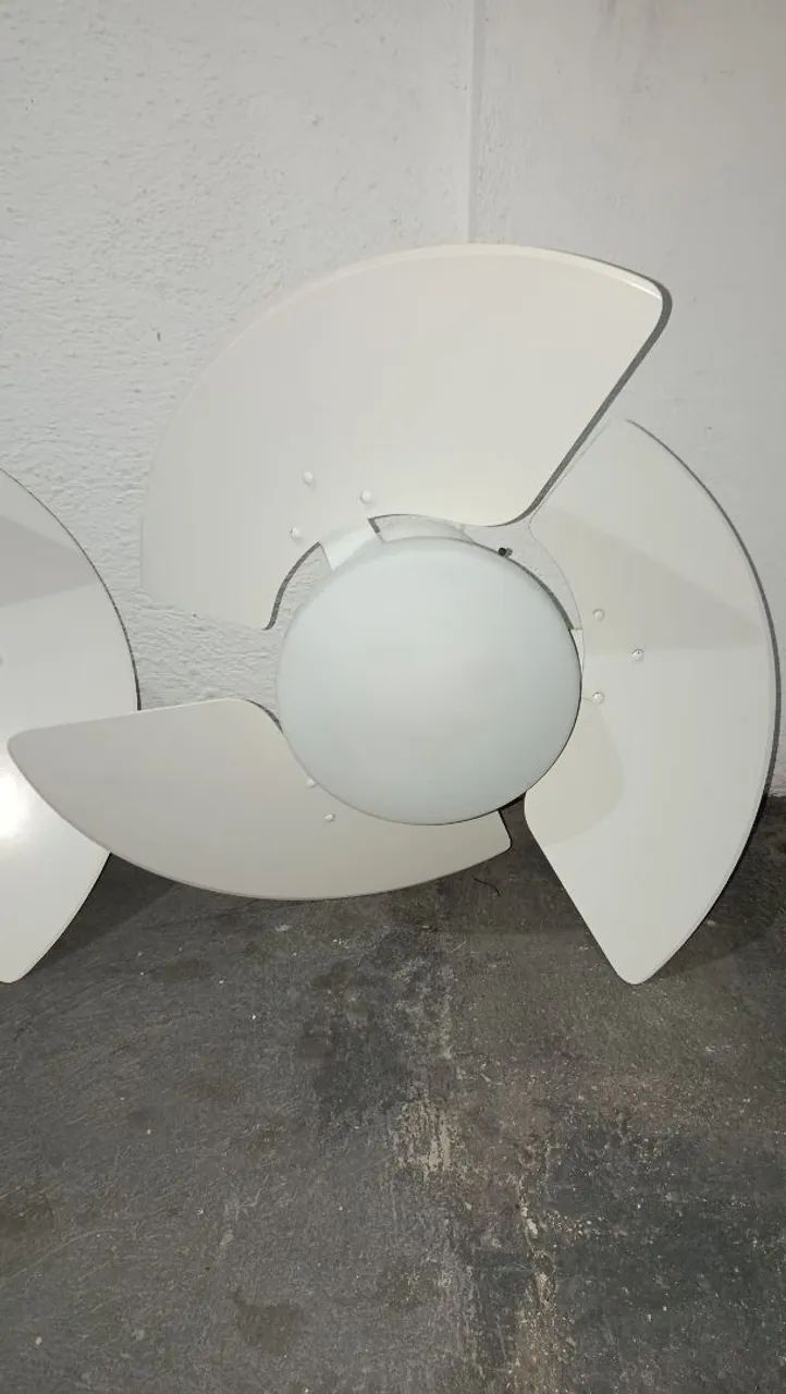 Vendo ventilador de teto com luminária imbutida - Foto 3