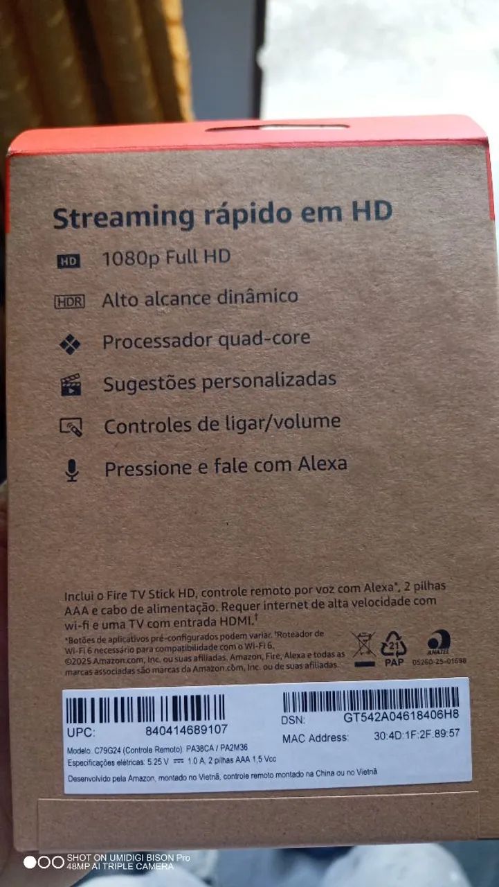 Fire Stick Amazon Alexa Original 8gb - Foto 2