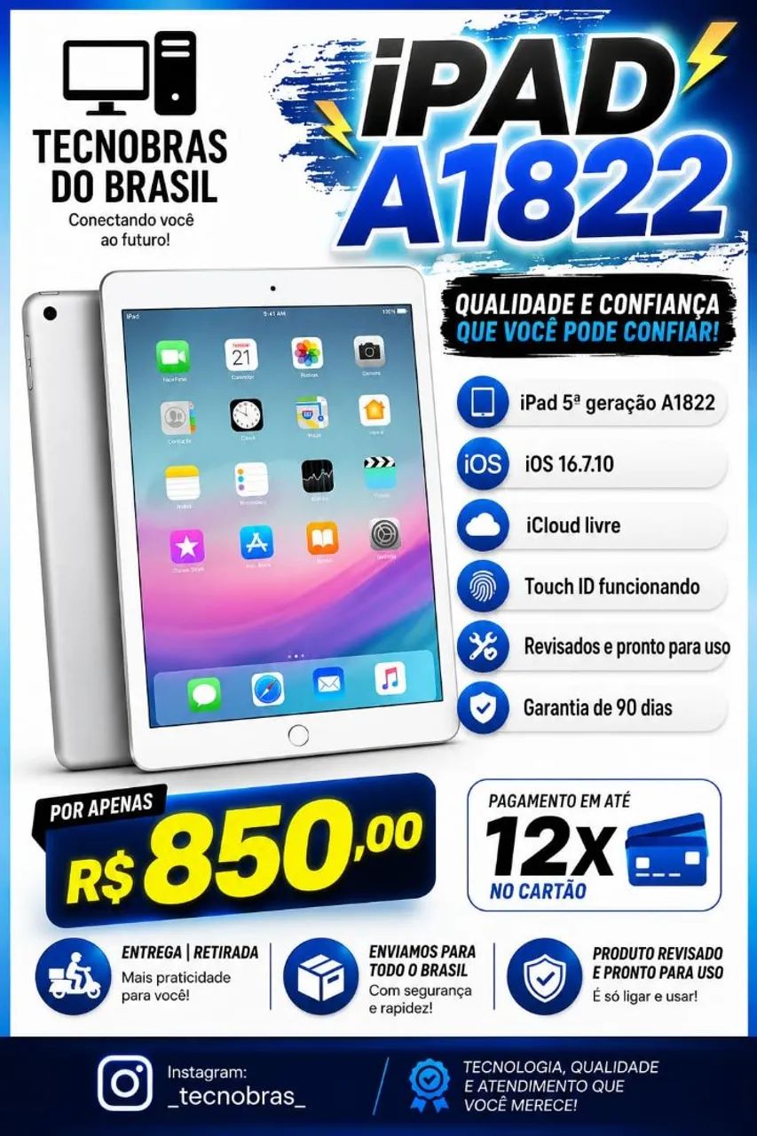Tablet iPad 5ª geração 