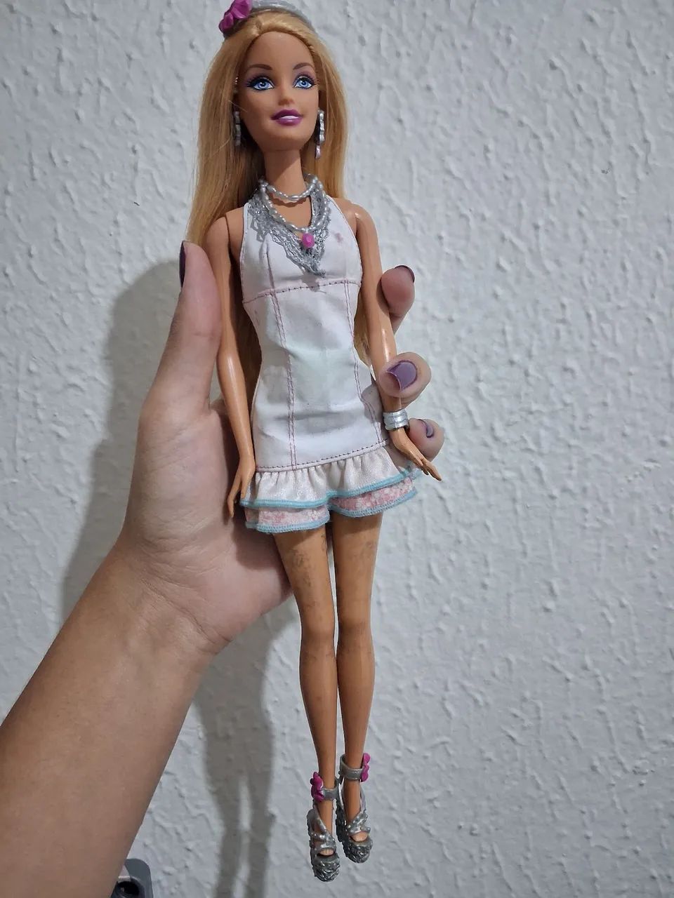 Boneca Barbie H2O (mãozinha mordida) - Foto 2