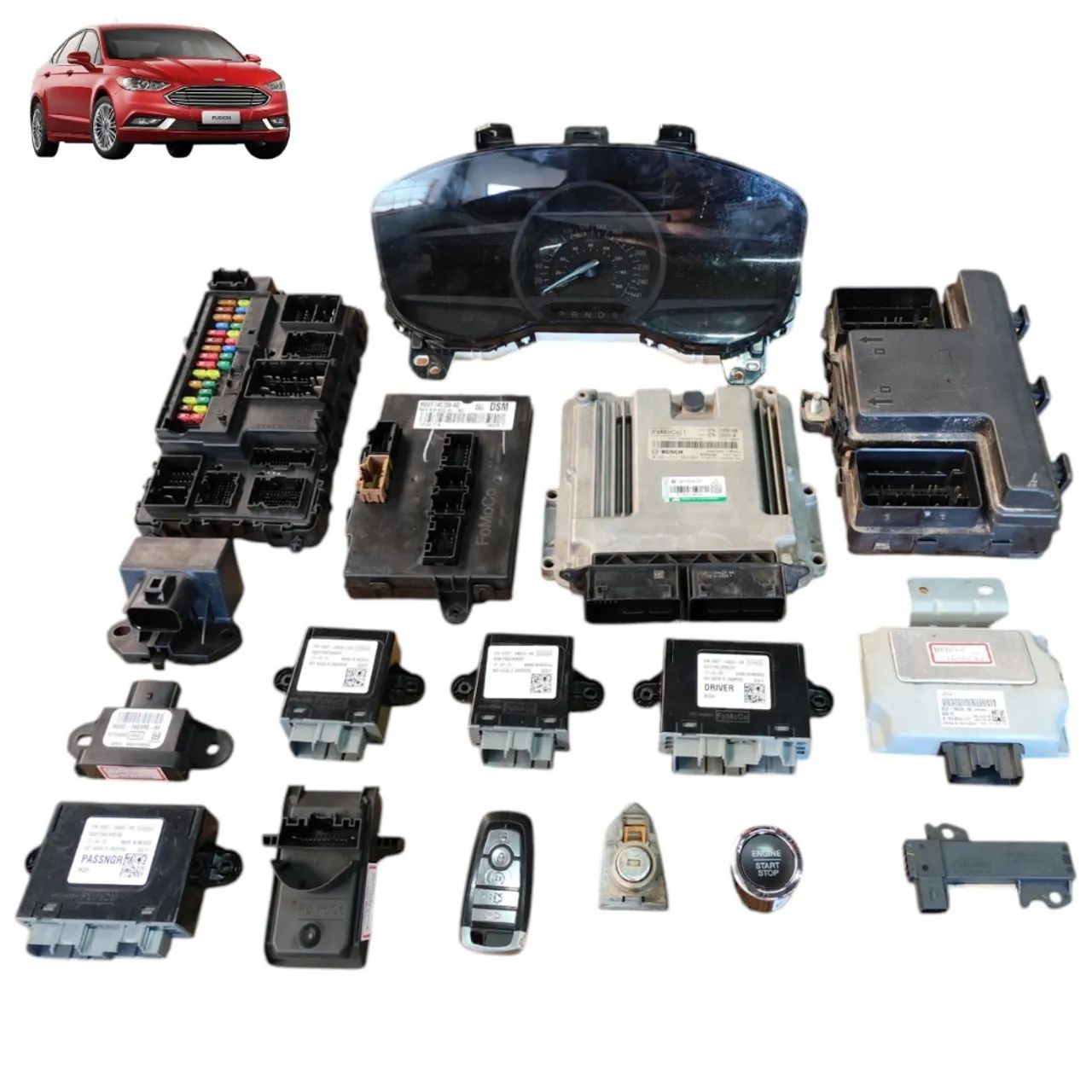 Kit Code Módulo Injeção Ford Fusion 2.0 16v Ecoboost 2017 - Peças