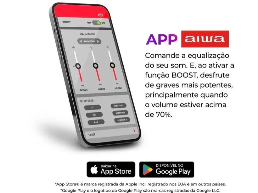 Caixa de som nota fiscal e caixa super conservada  - Foto 3
