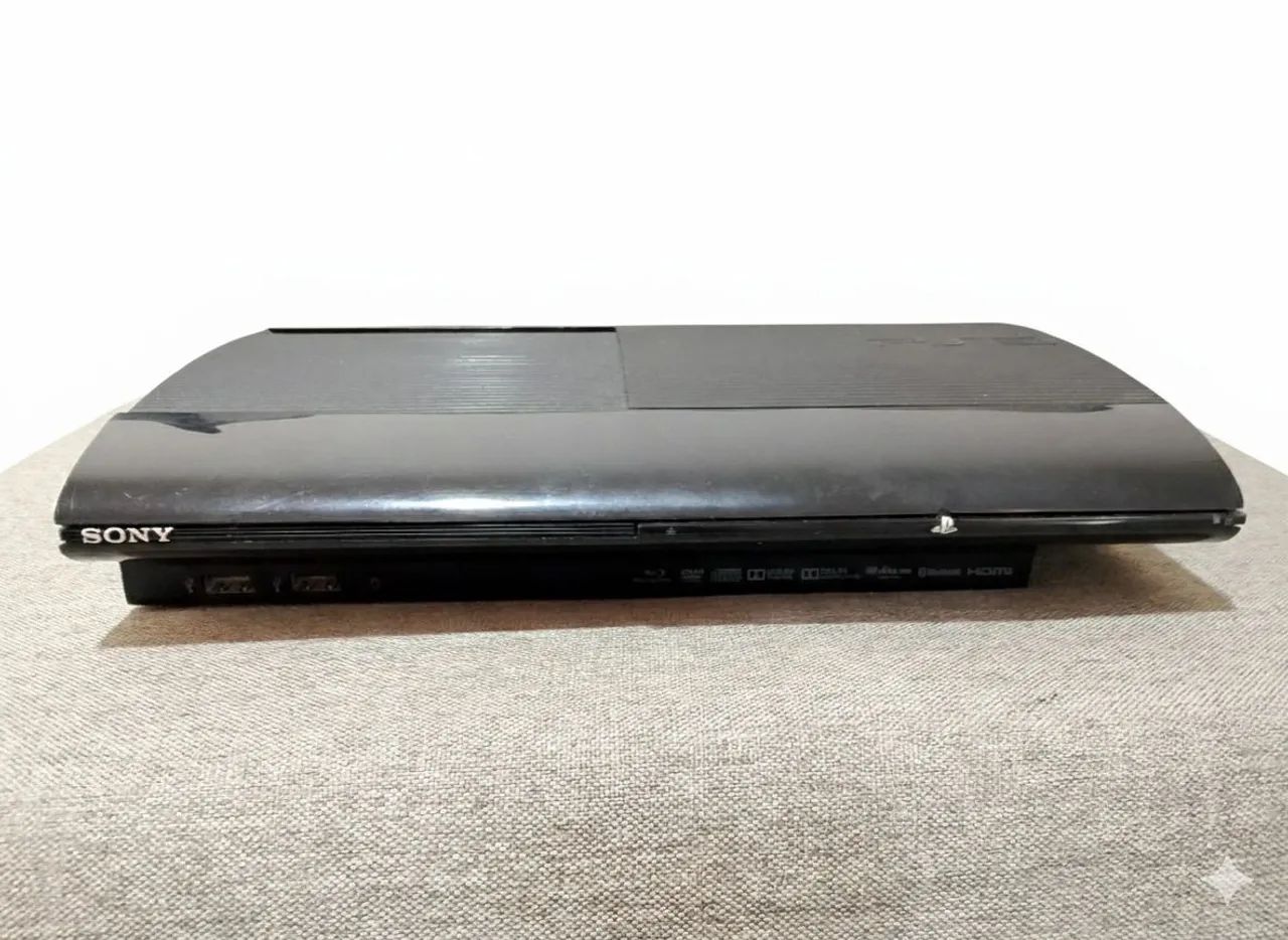 Playstation 3 super slim 500GB - desbloqueado (hen) + jogos grátis - Foto 2