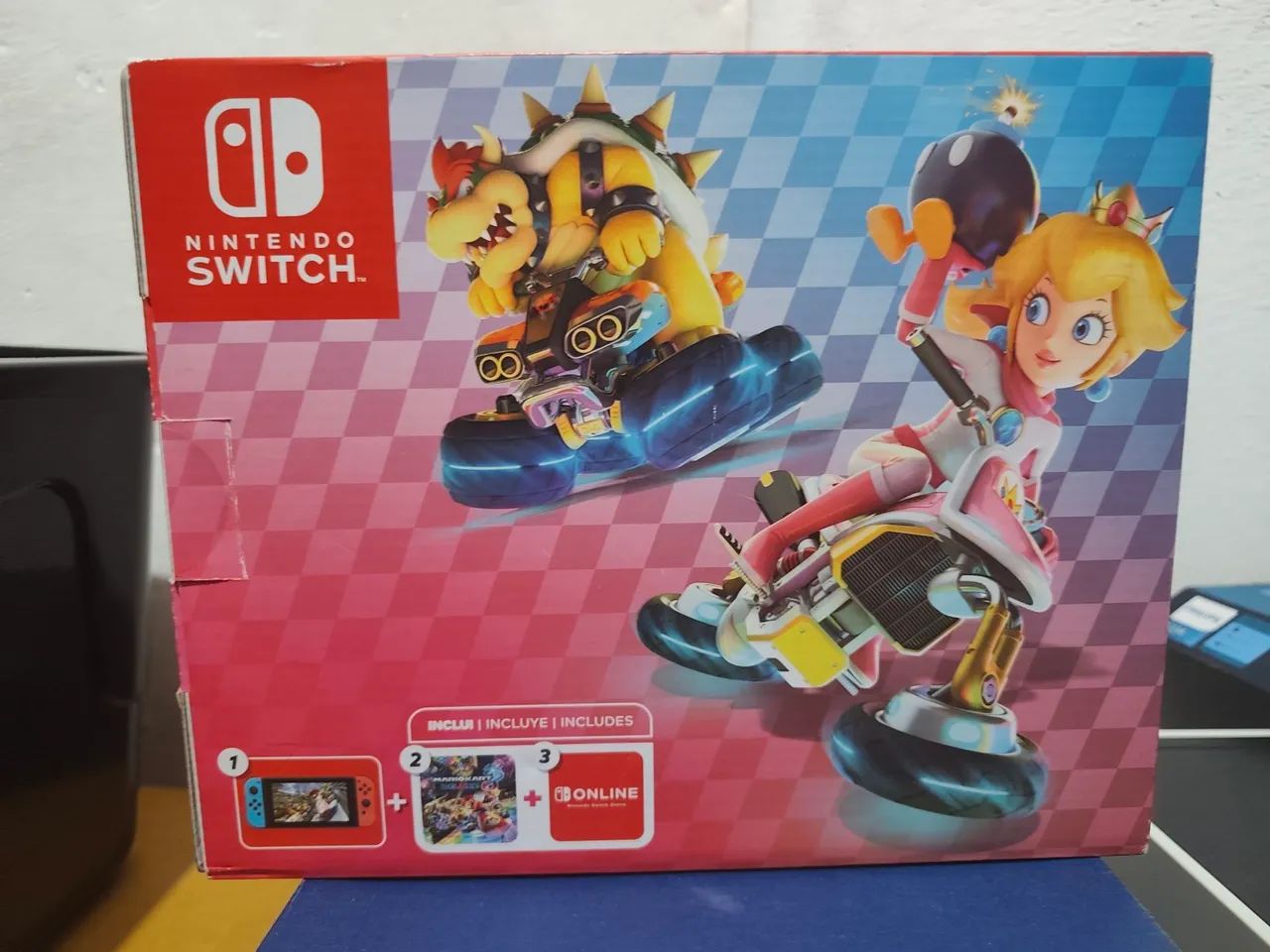 Caixa Vazia Nintendo Switch Mario Kart 8 - Jogos de Vídeo Game