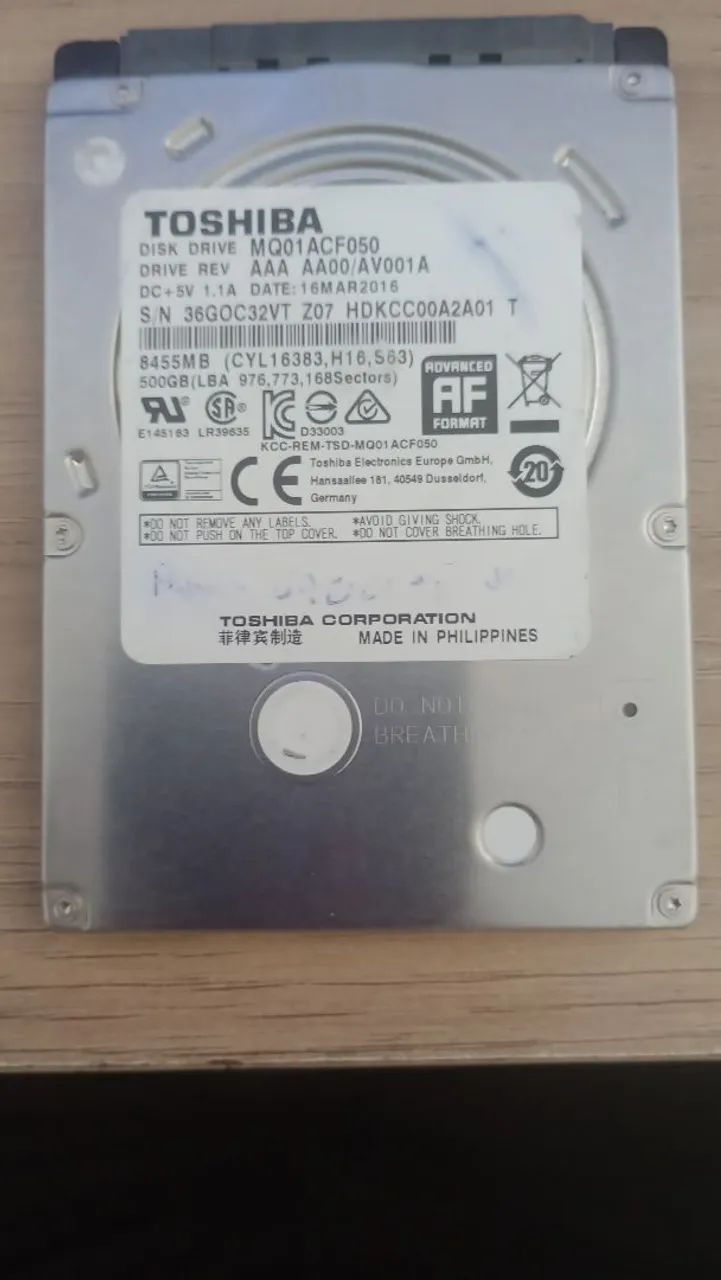 HD Slim SATA Notebook PC 500GB - Foto 2