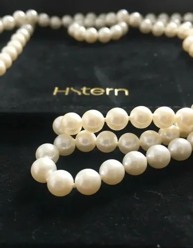 colar de pérolas hstern - 92 cm - fecho em ouro 18k - 'coleção pérolas' - Foto 3