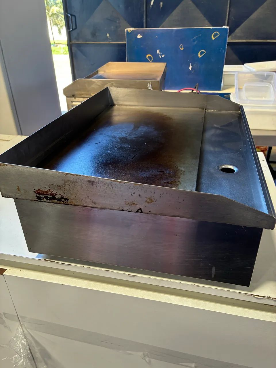Chapa Elétrica Comercial de Inox  220V - Modelo BL-818A - Foto 3