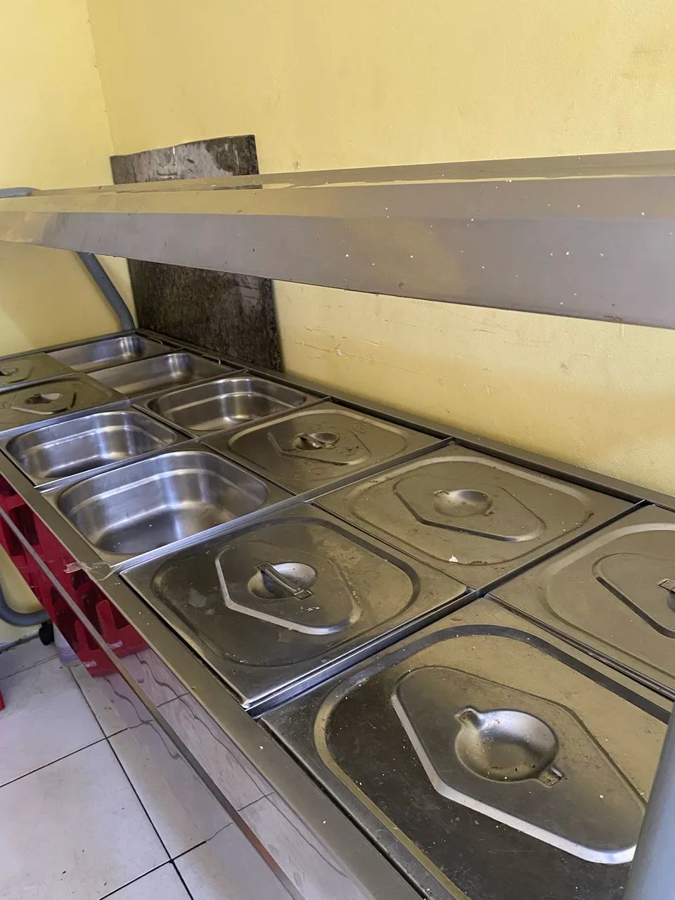 Bandejão de 12 Cubas, seminovo igual a zero 