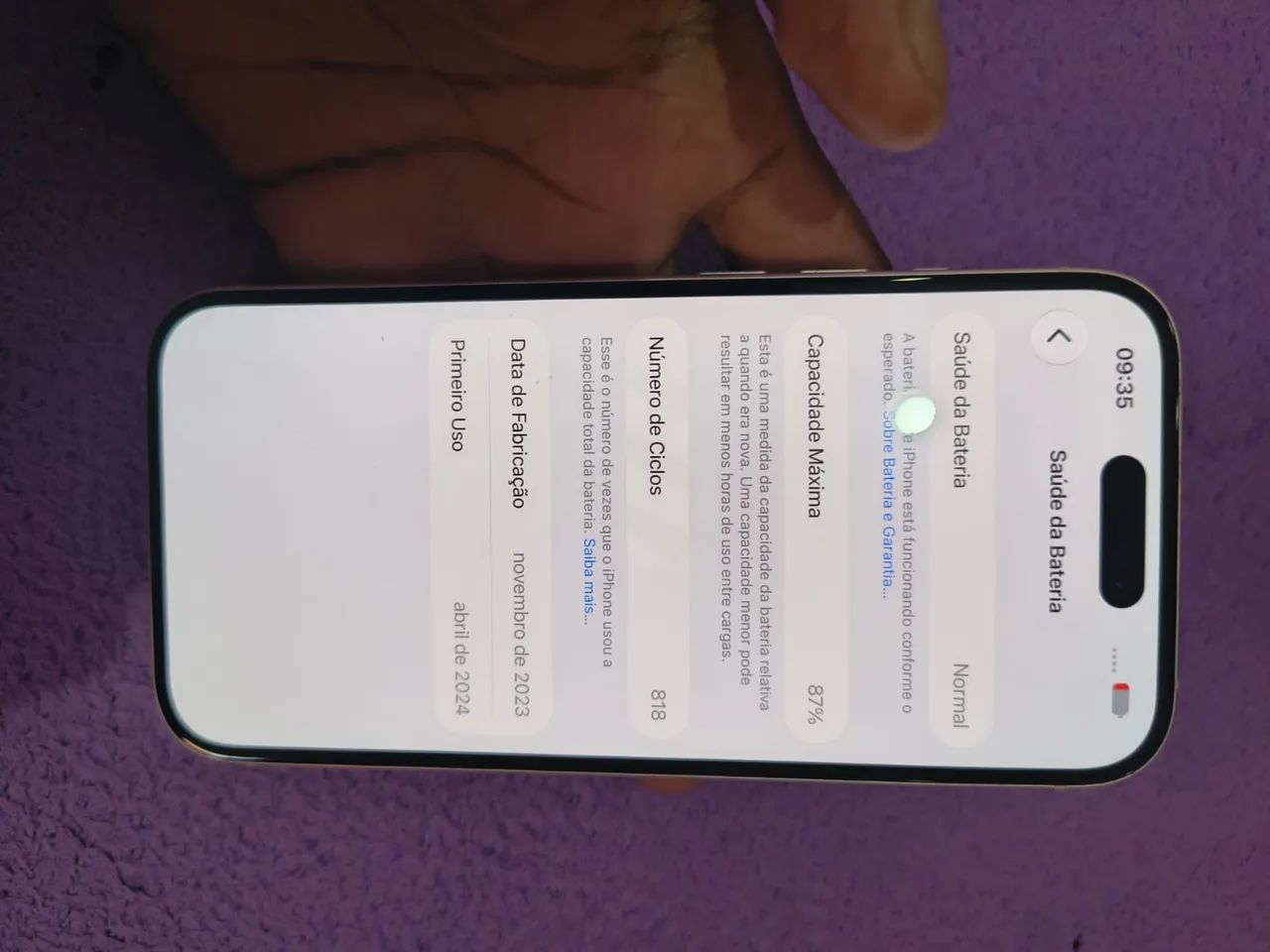 IPhone 15 128 GB perfeito com nota fiscal  - Foto 4