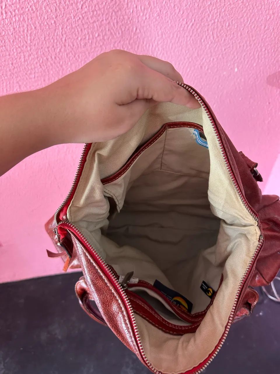 Bolsa vermelha  - Foto 3