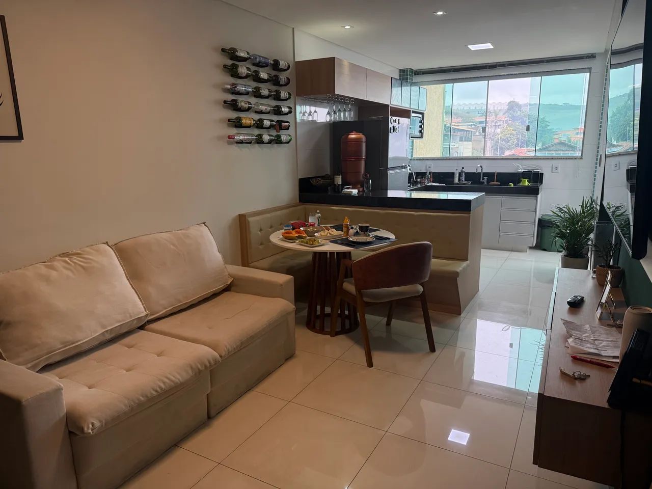 Lindo apartamento 2 quartos totalmente mobiliado  - Foto 5
