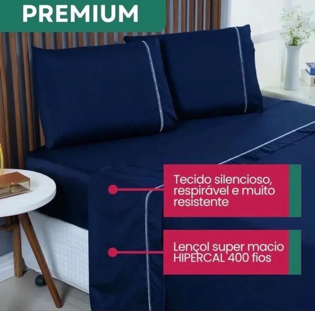 Jogo de Lençol 4 peças - Cama King
