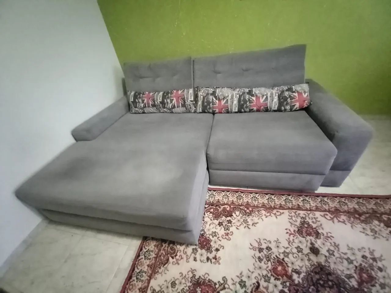 Sofá Retrátil com Chaise Attraktiva - Foto 5